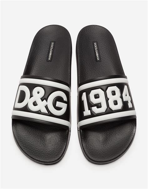 dolce and gabbana mens sandals|dolce & gabbana slides.